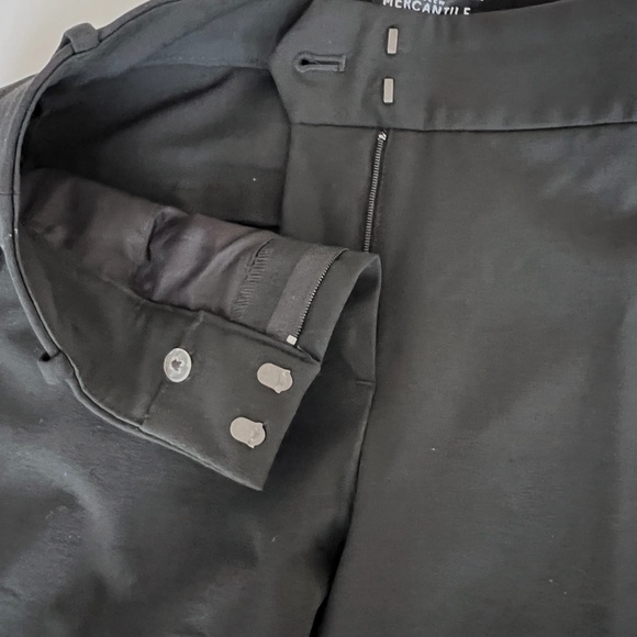 J Crew Mercantile Slim Ankle Black Pants Size 4 - Picture 12 of 15
